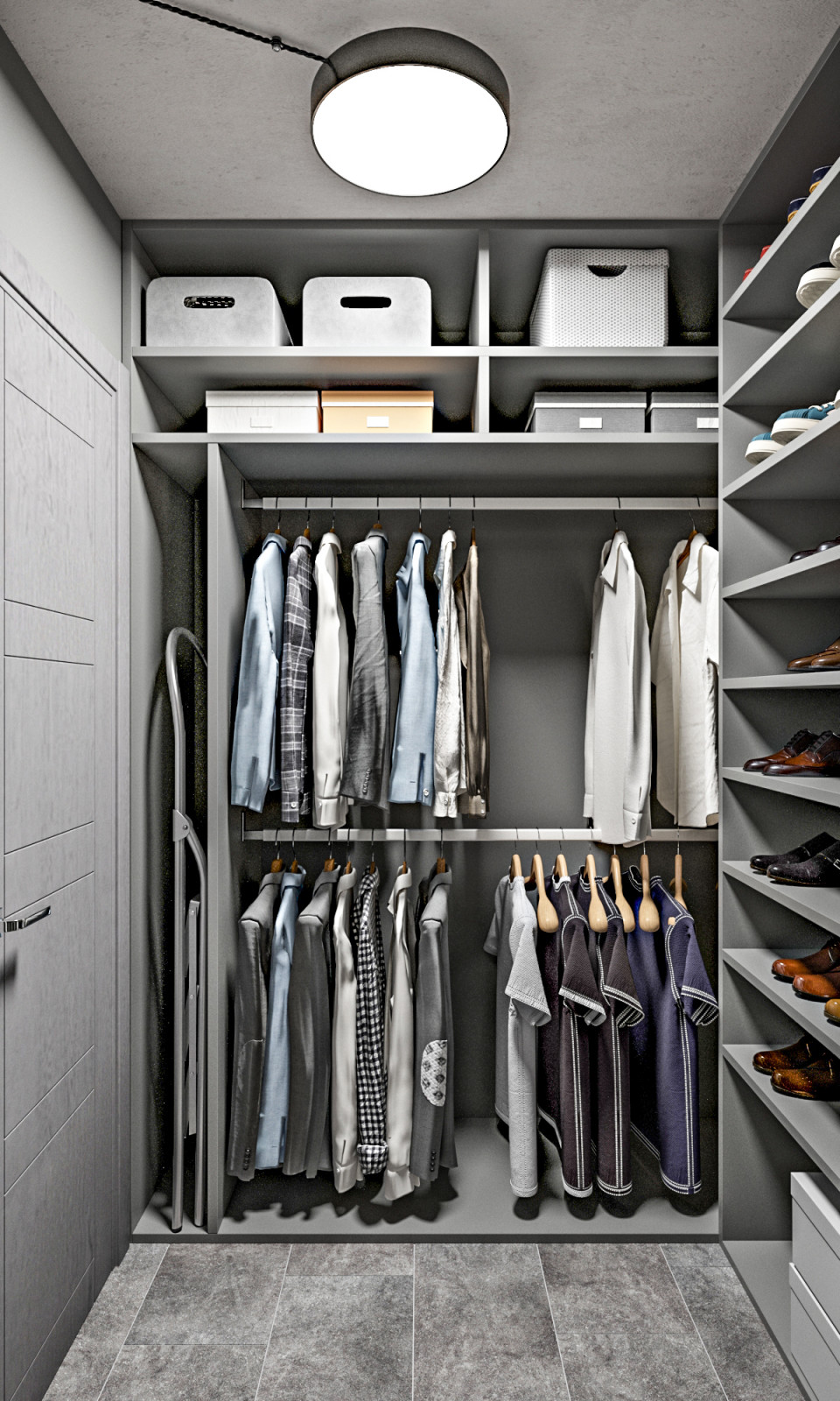 Обложка проекта: Серая квартира лофт