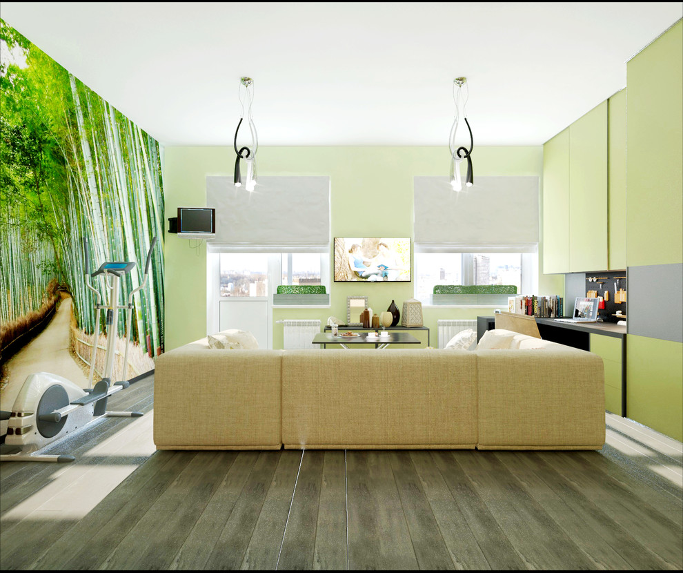 Дизайн-проект квартиры студии мкрн.Изумрудный (Балашиха)