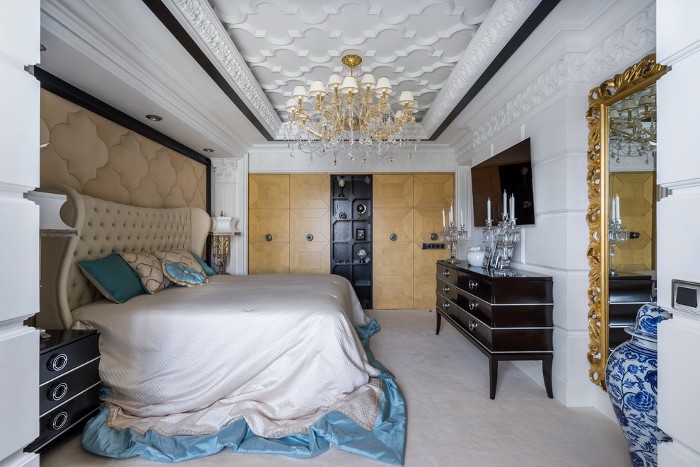 Интерьер квартиры в стиле современной классики с элементами Ар-Деко в Петербурге