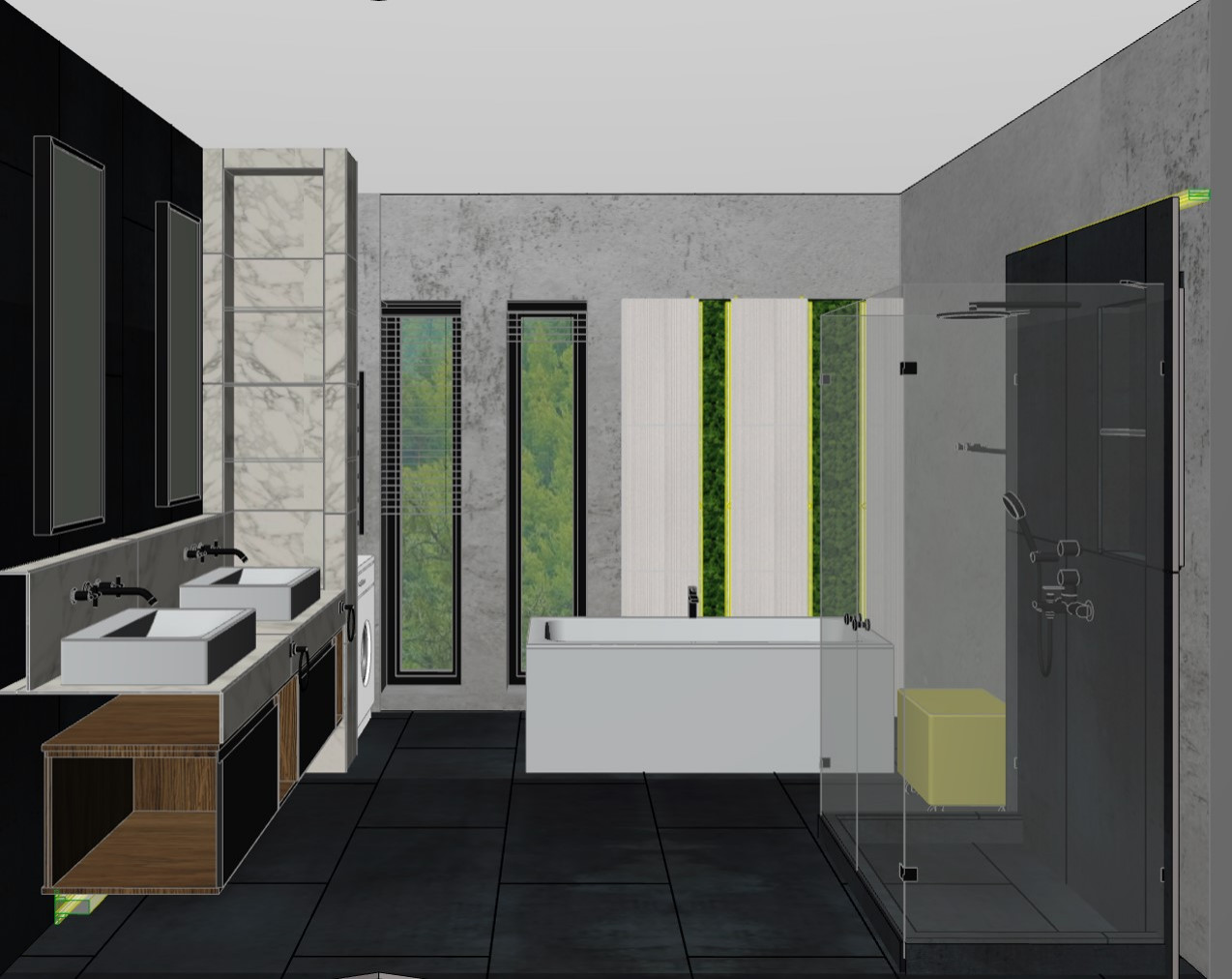 Одноэтажный дом 190 м2