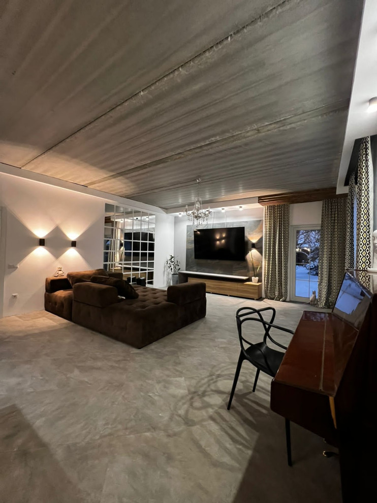 Преображение пространства кухни-гостиной в стиле Лофт