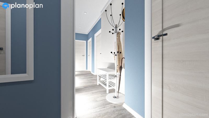 4хкомнатная квартира для молодой семьи с кабинетом в кладовке