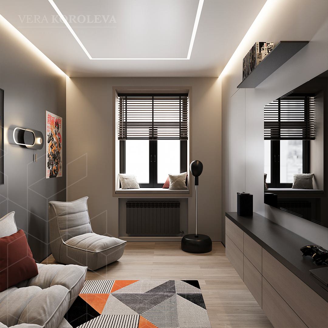 Дизайн-проект квартиры площадью 130 кв. м в Москве