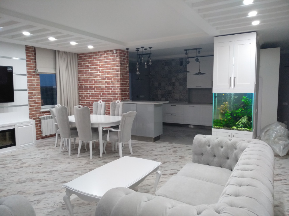 Текстильное оформление 3-х  квартиры