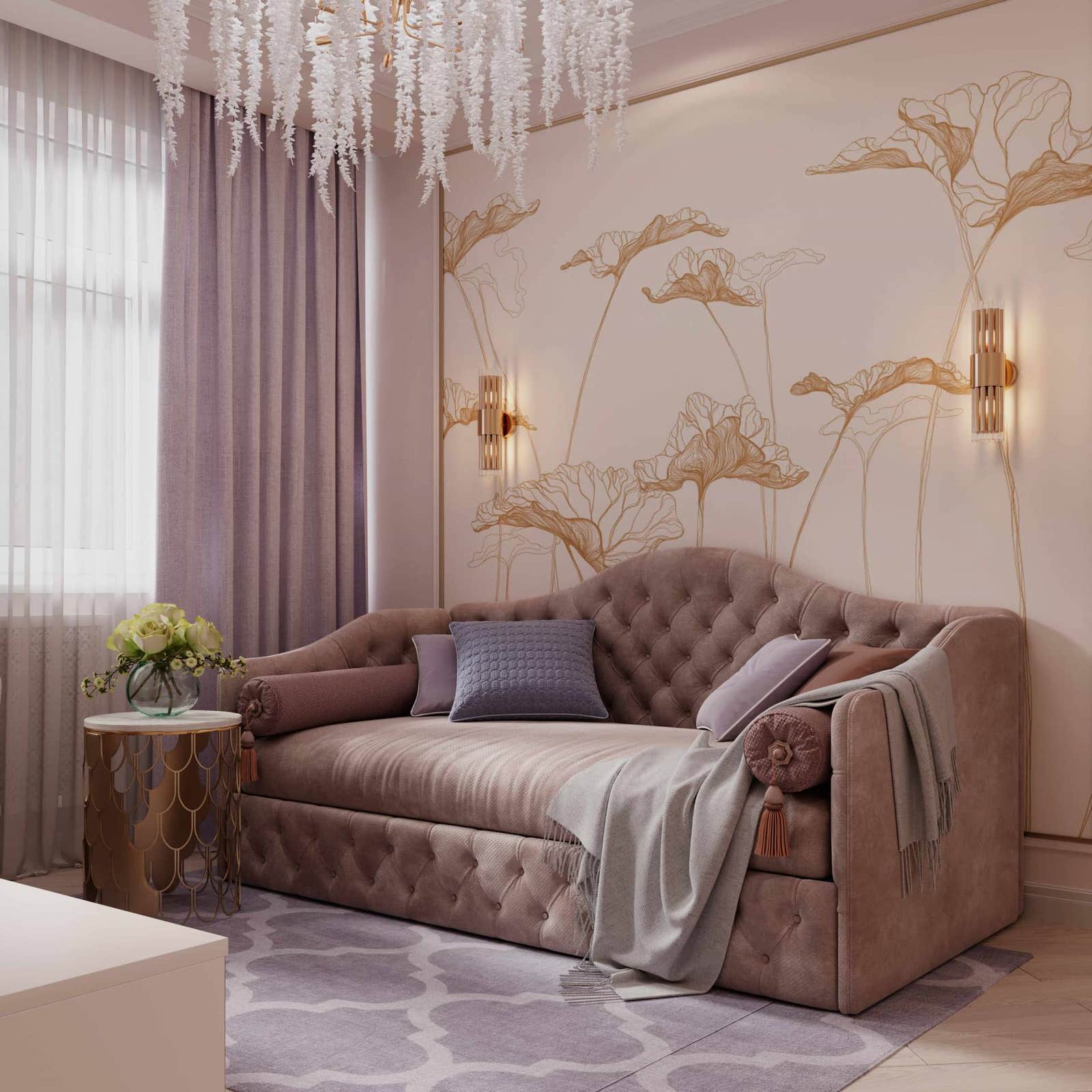 Дизайн и ремонт таунхауса в ЖК «Николинские ключи» — Роскошь вне времени