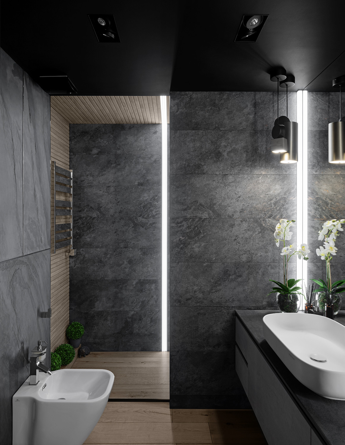 Black mood. Realization