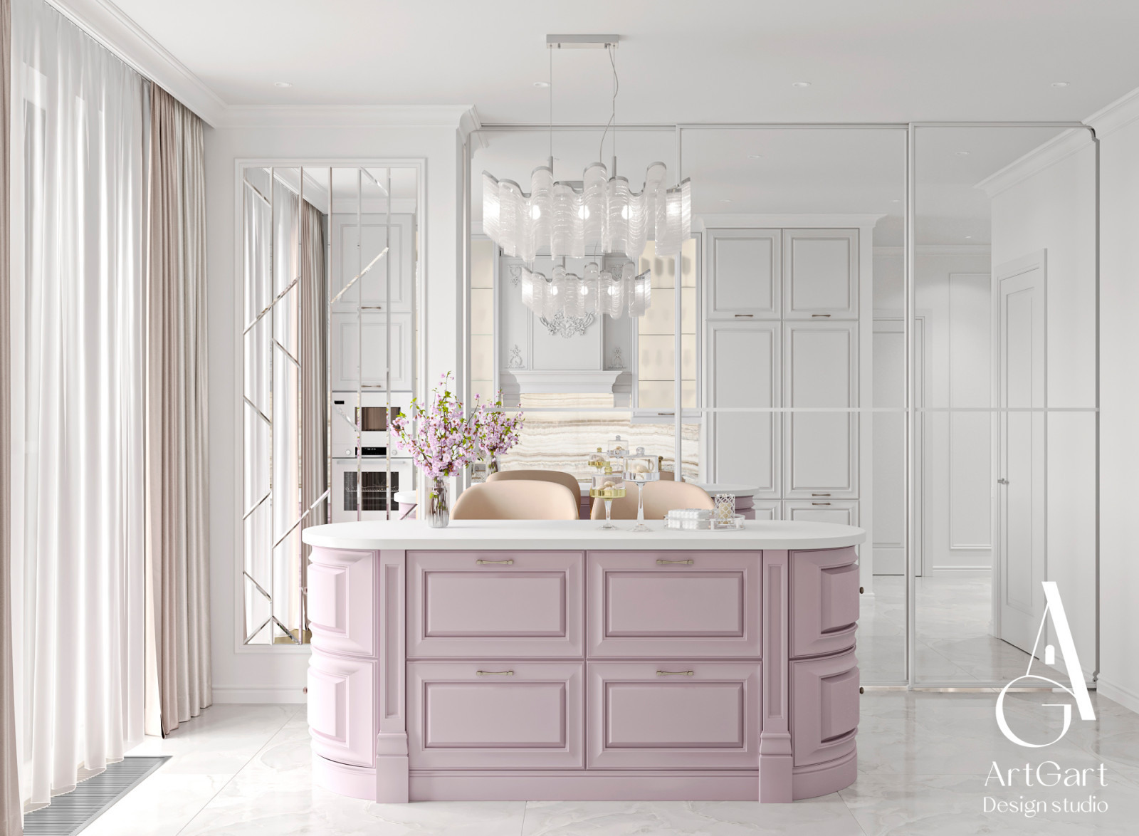 Дизайн квартиры в ЖК  Spires