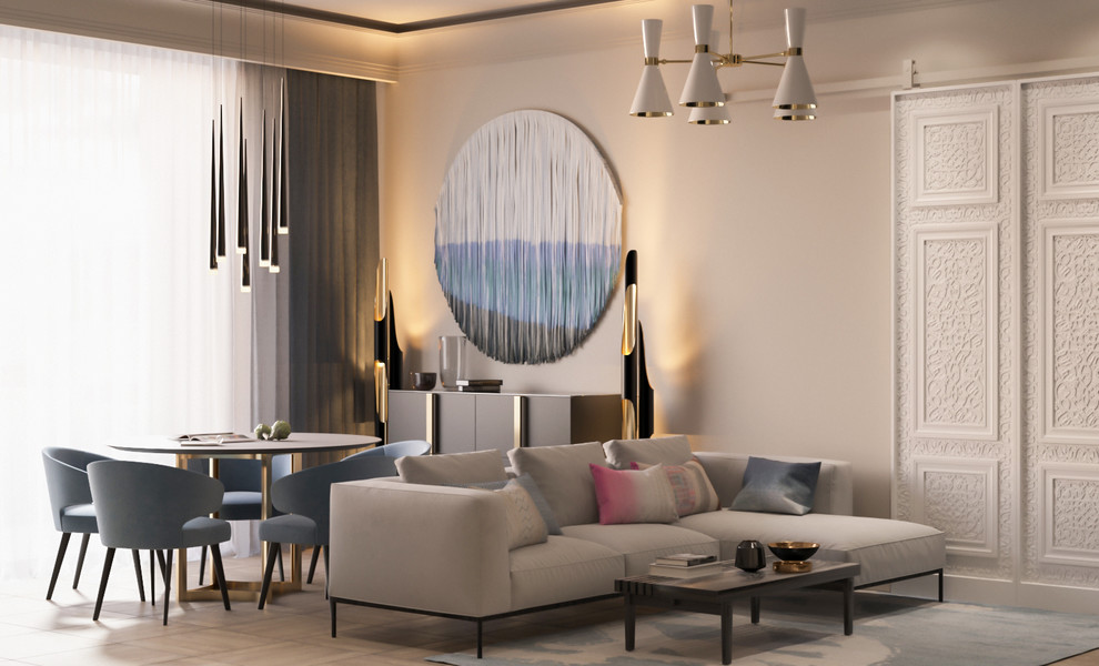 Проект 2х комнатной квартиры на Державина