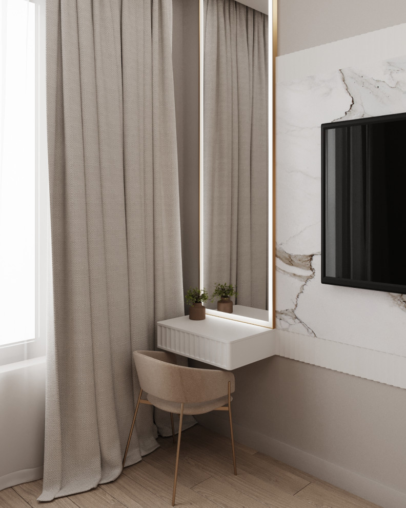 Завершённый дизайн-проект 3-комнатной квартиры в ЖК Nagatino i-Land