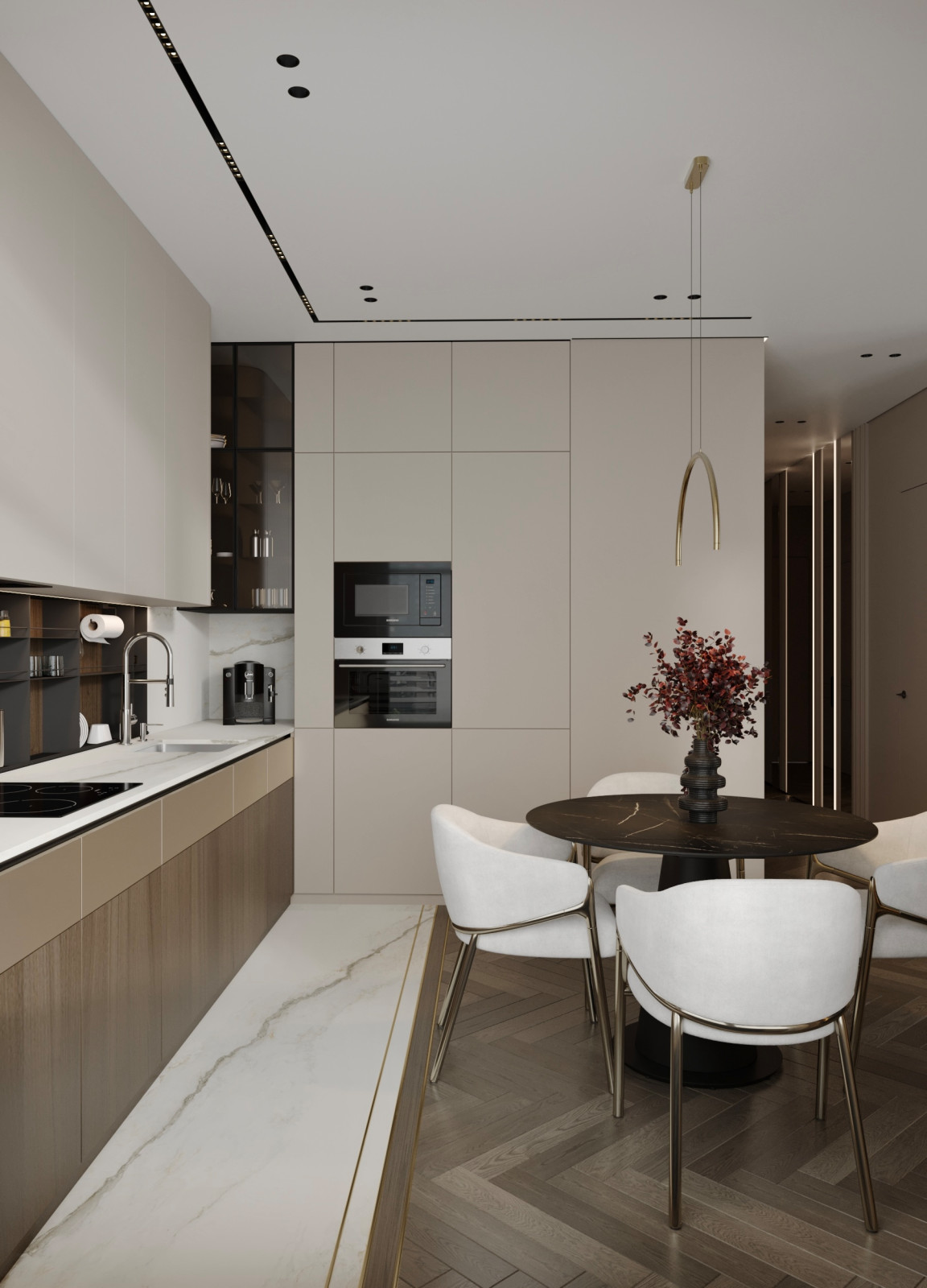 Спокойный минимализм в центре Москвы