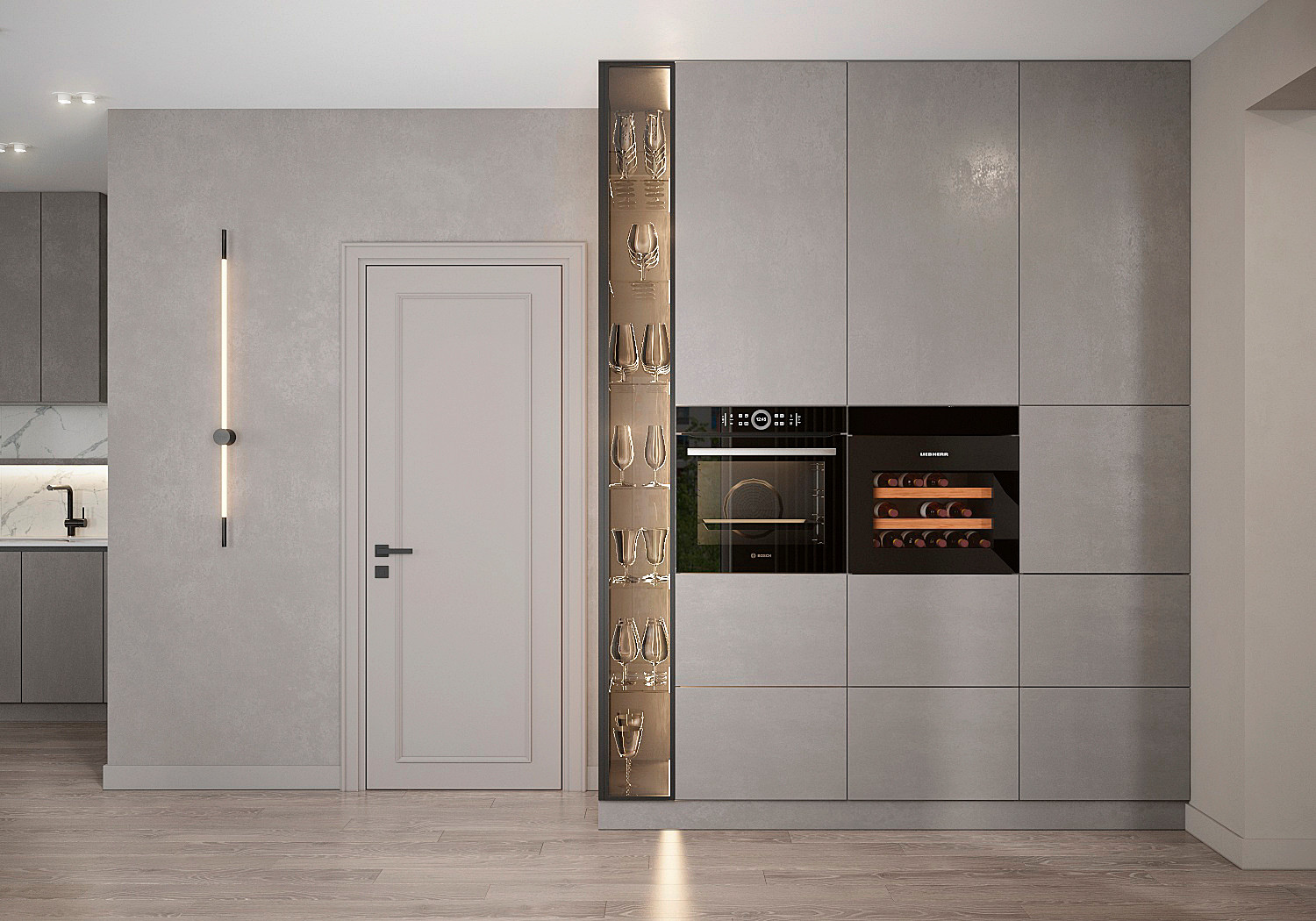 Квартира с вторым светом в современном стиле