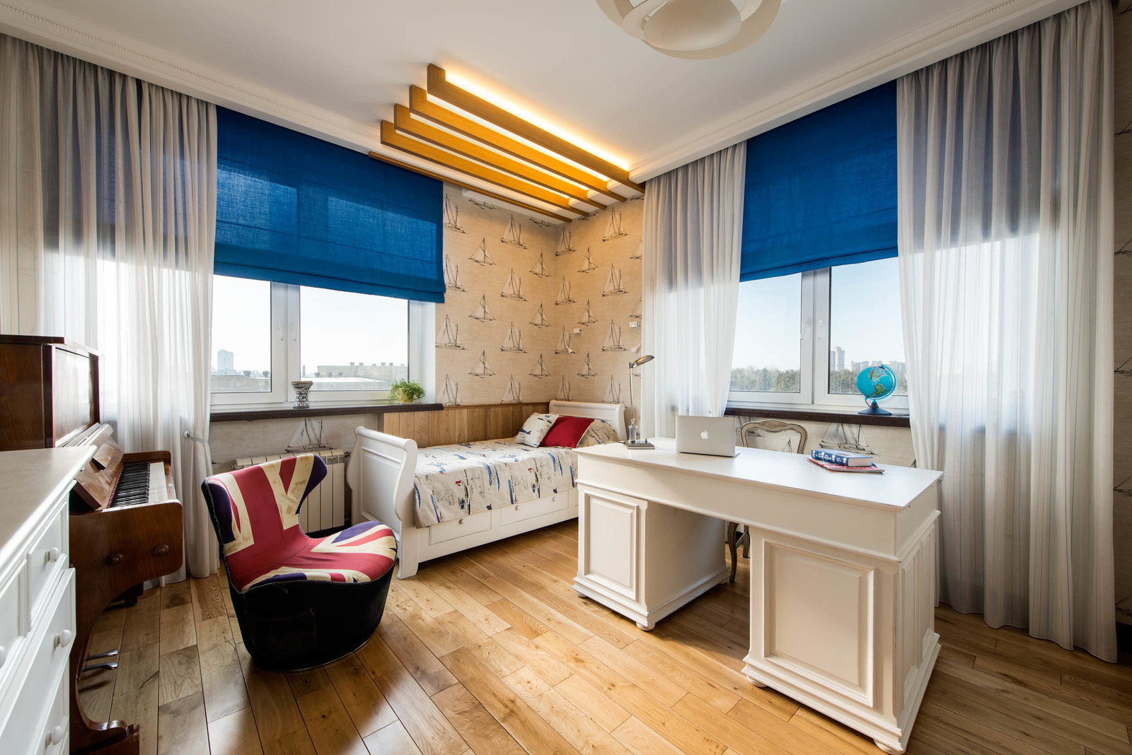 Проект интерьера квартиры в загородном стиле