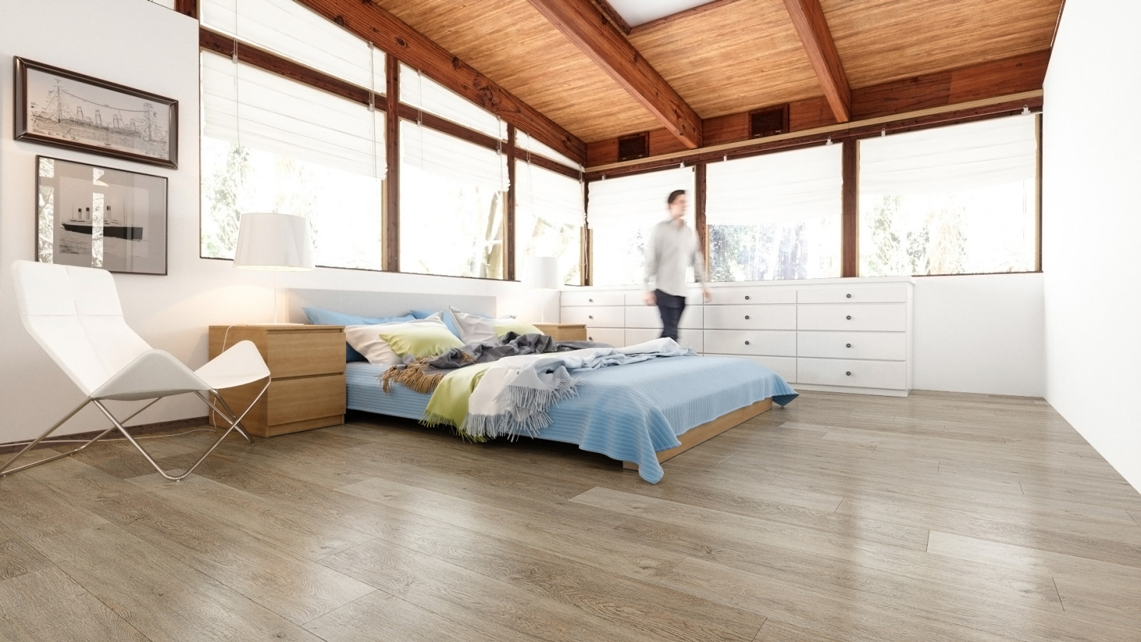 Кварцевый ламинат Fargo в интерьере