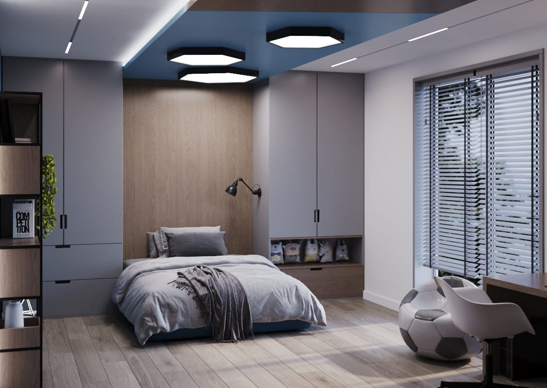 Частный дом // 2 этаж // Дизайн студия Льва Терехова