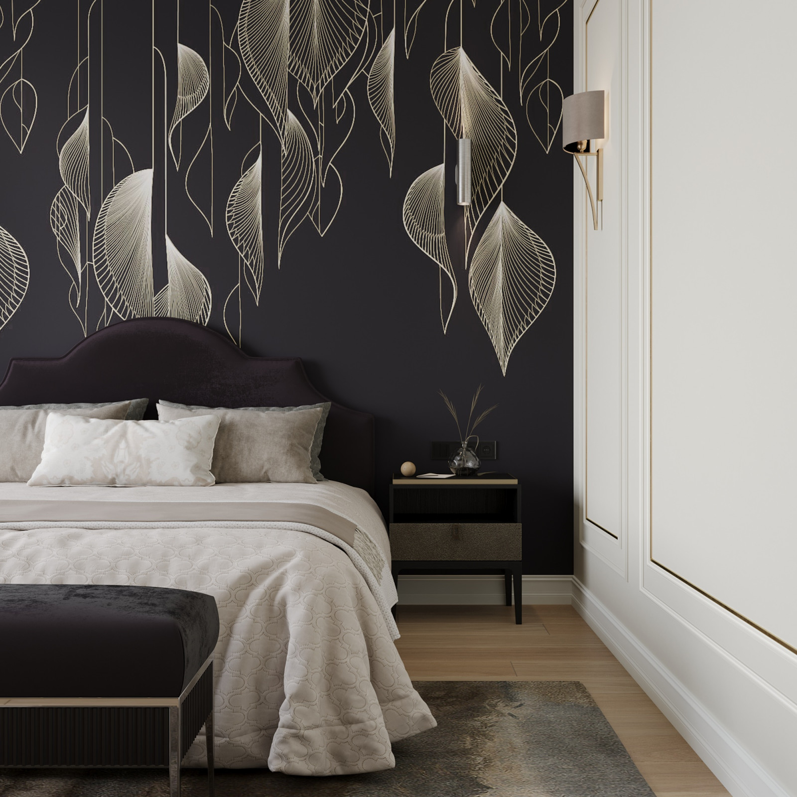 Спальня в неоклассике