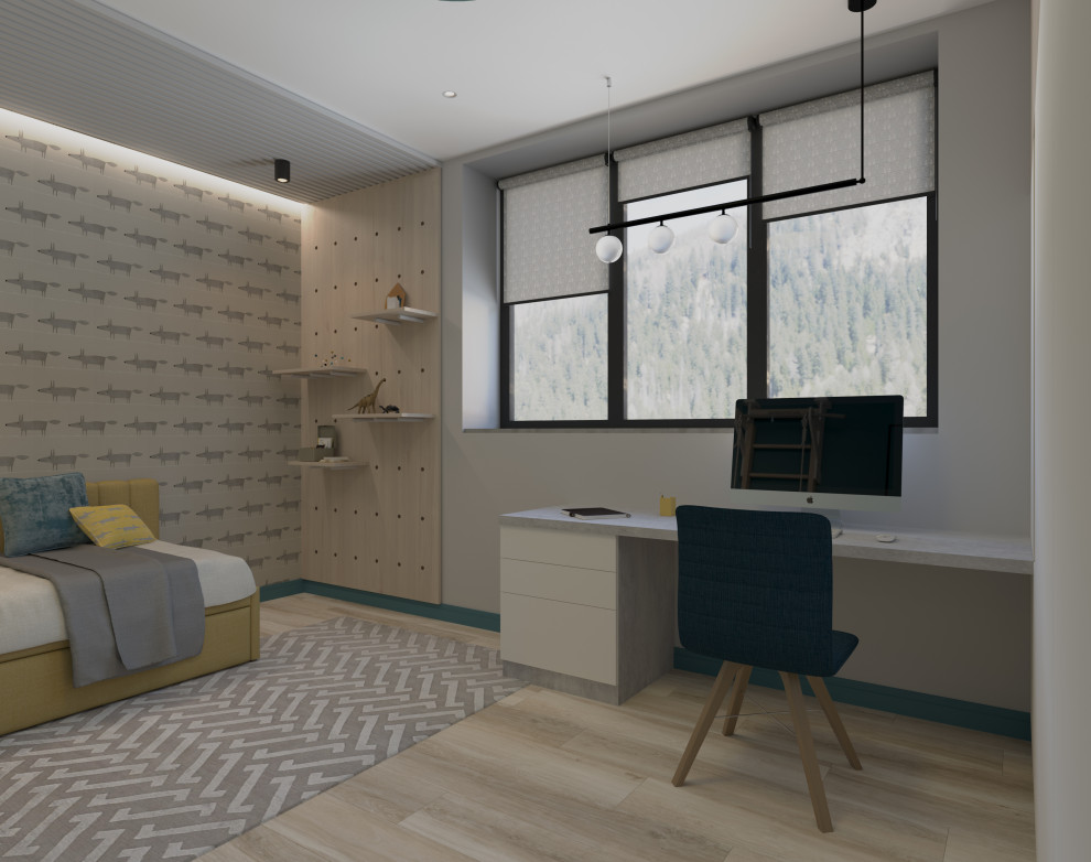 Загородный дом с ярким интерьером