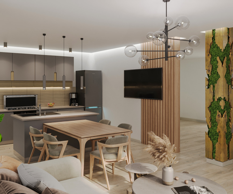 Проект интерьеров пентхауса.