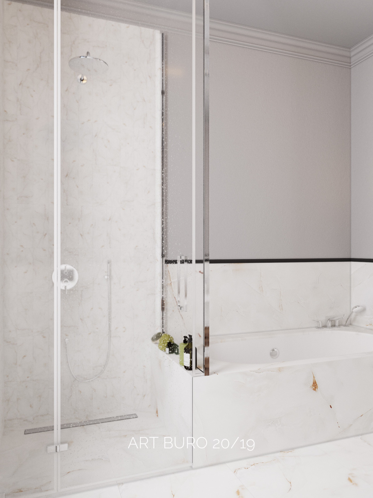 Мастер ванная комната