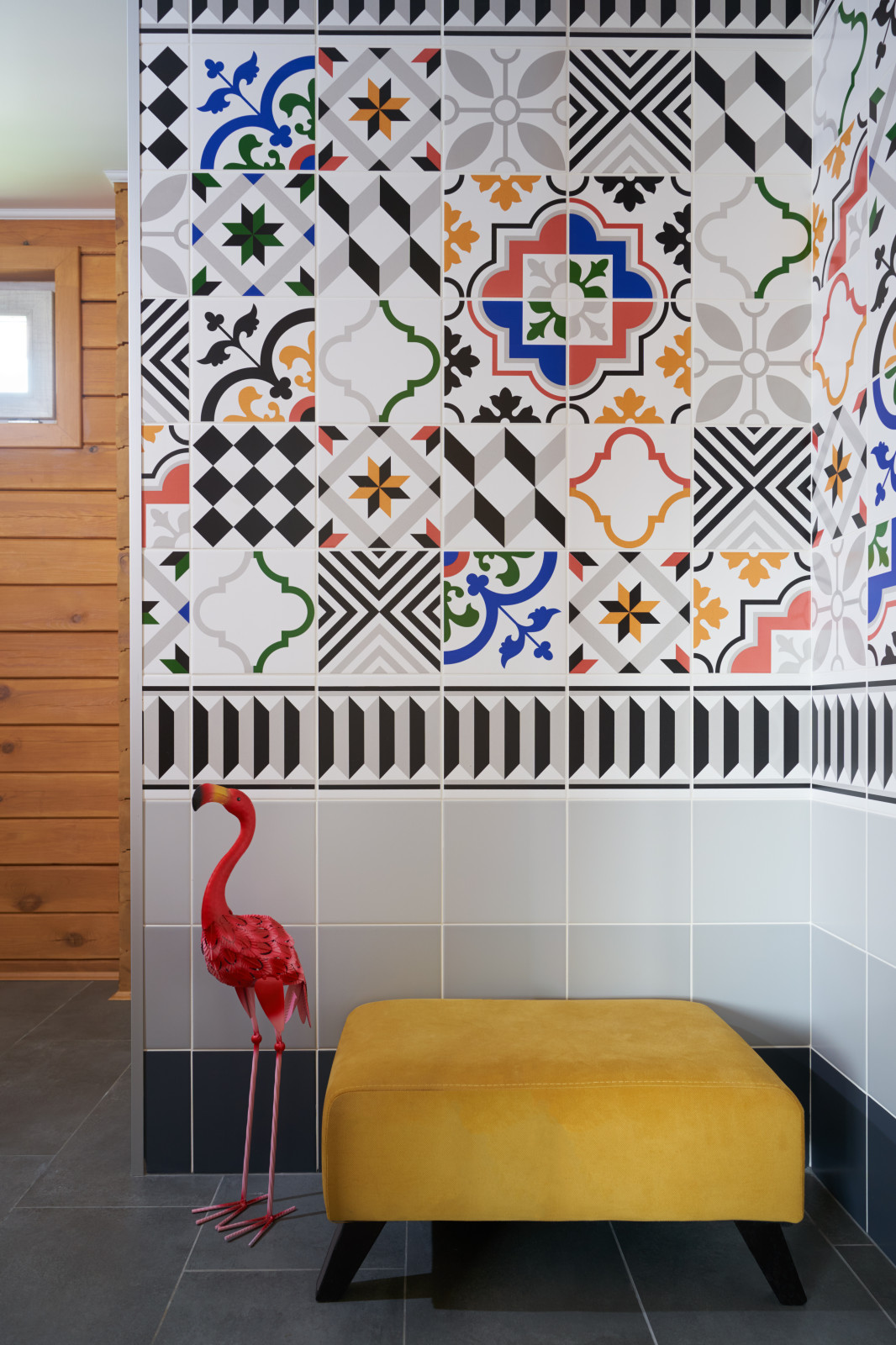 Обложка проекта: Геометрия цвета в банном домике