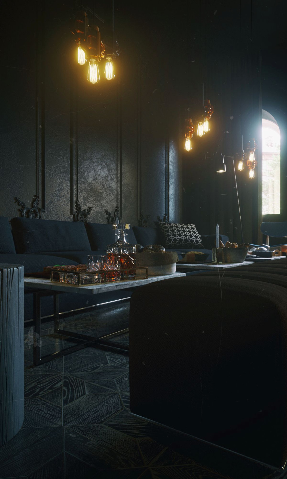 Обложка проекта: фрагмент кафе