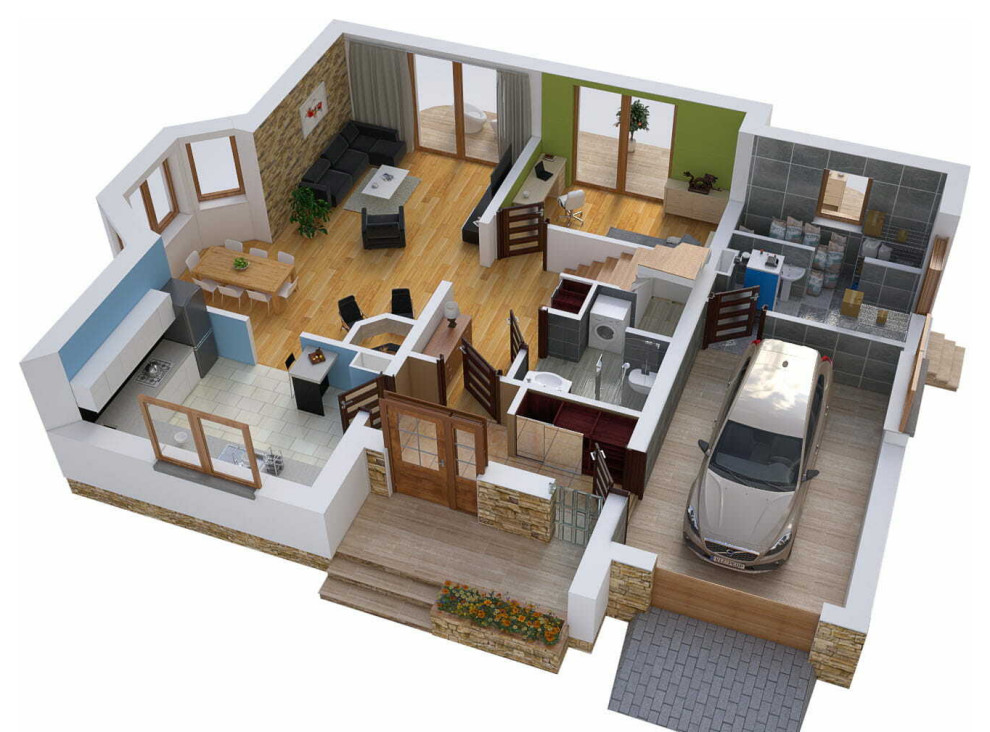 Каменный дом, 216 кв.м.