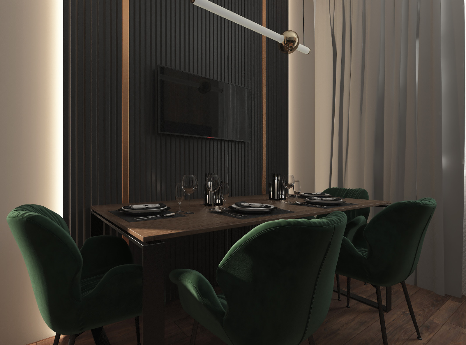 3-х комнатная квартира в современном стиле