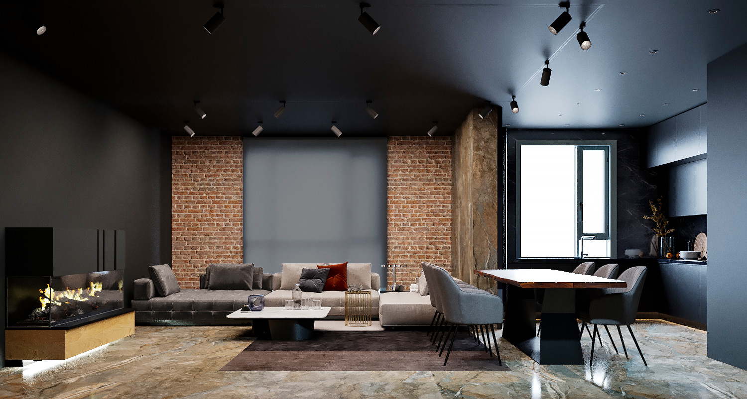 Брутальный Лофт. 3ккв 120м