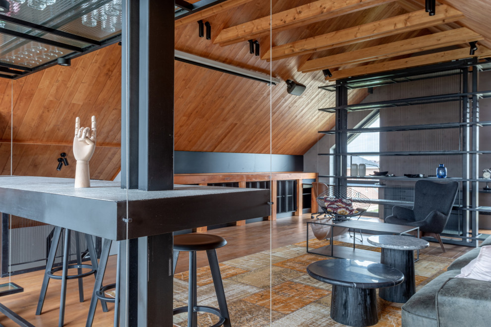 Лофт с сетчатым баром