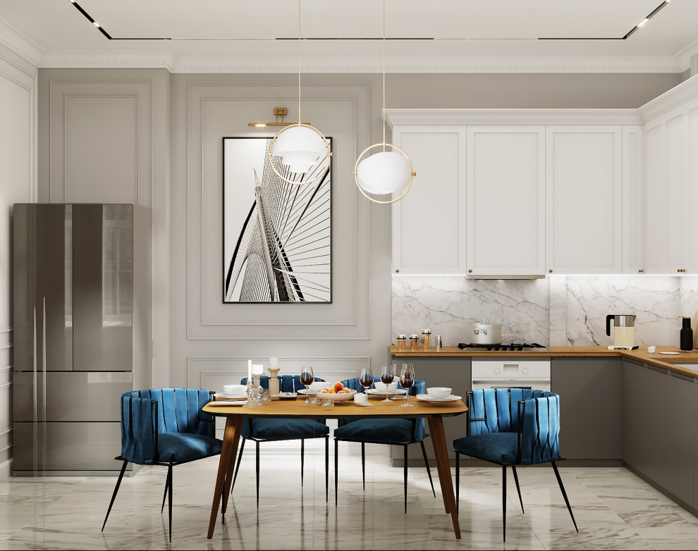 Обложка проекта: Дизайн проект квартиры в современной классике, Санкт-Петербург