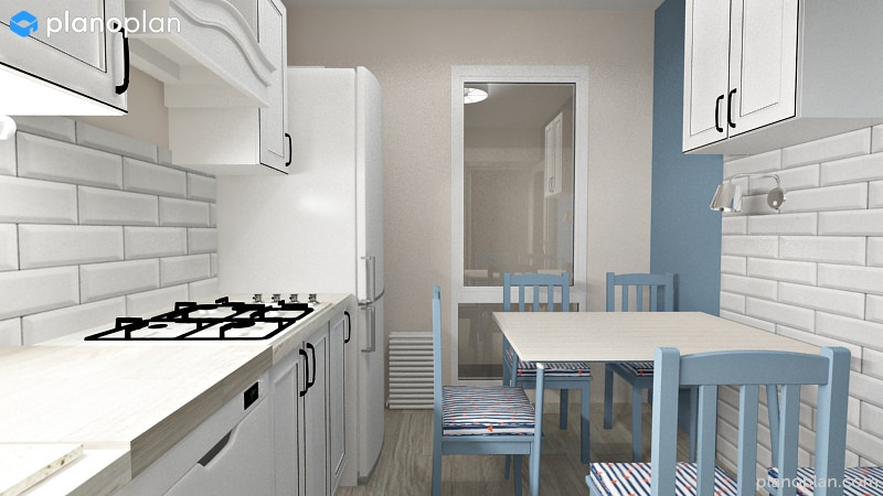 Обложка проекта: Кухня в стиле лофт 6 кв.м