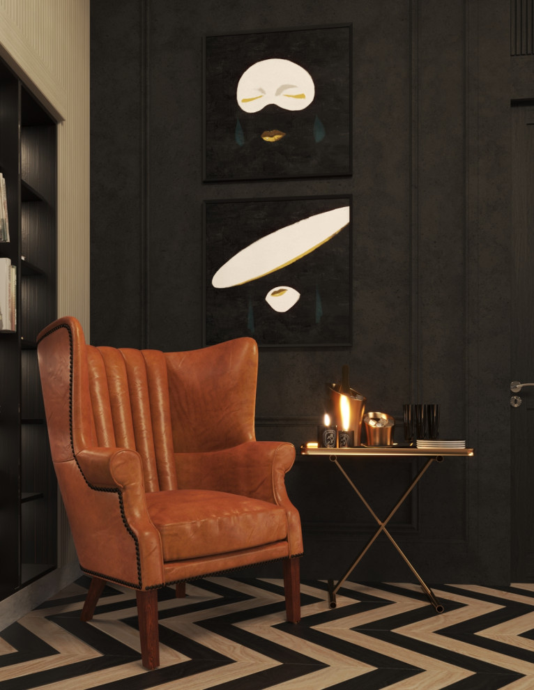 Дизайн интерьера сигарной комнаты