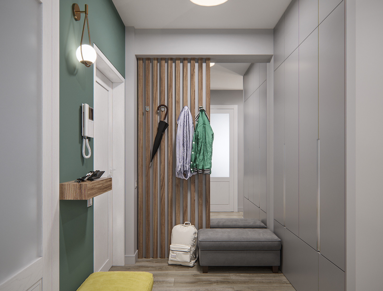 Обложка проекта: Квартира для молодой семьи творческой профессии