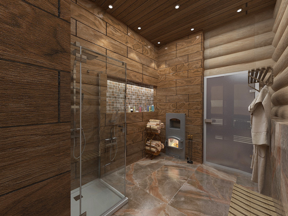 деревянный дом