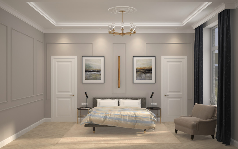 Обложка проекта: Спальня в загородном доме.