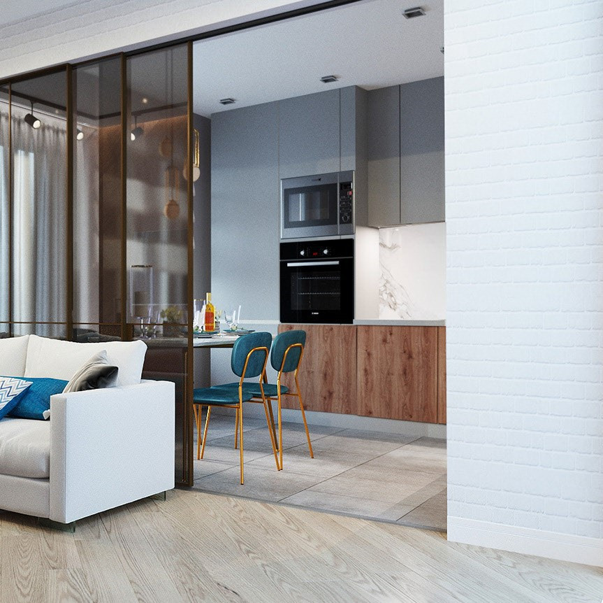 Дизайн-проект квартиры ЖК Филиград 60м2 (Современный Стиль)