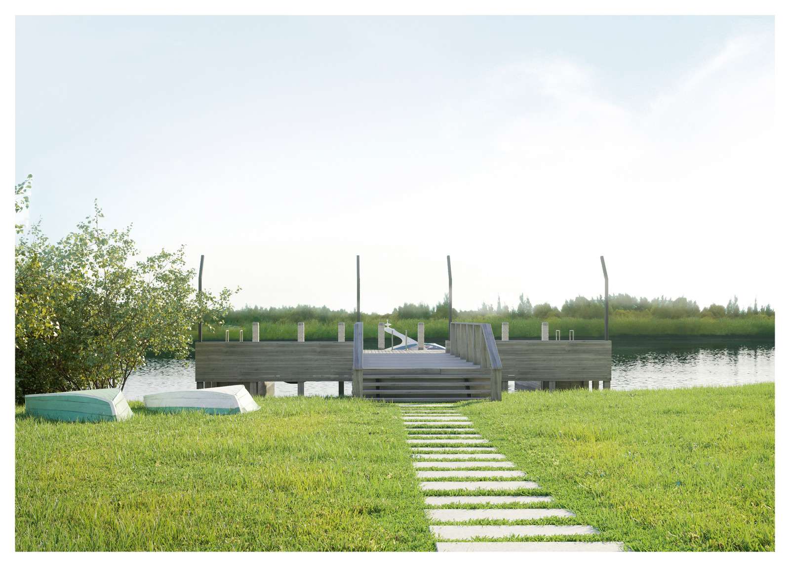 Дом охотника. Благоустройство территории.