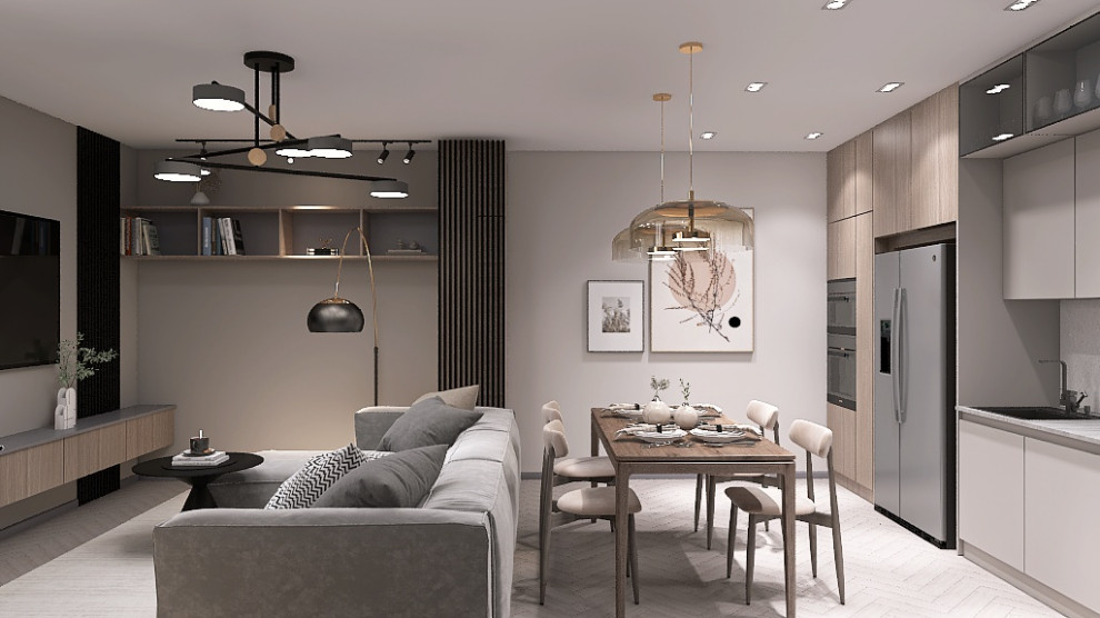 Дизайн-проект 2х комнатной квартиры ЖК Зиларт