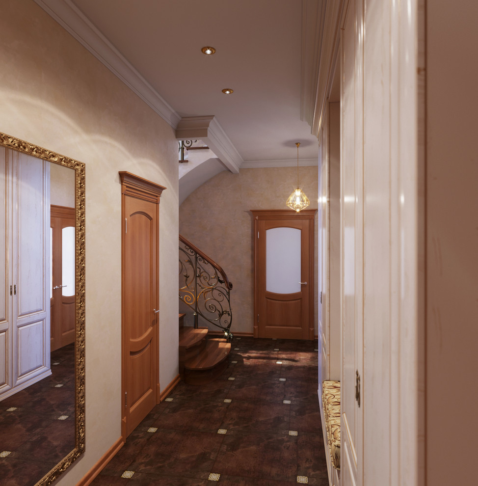 Интерьер бревенчатого дома