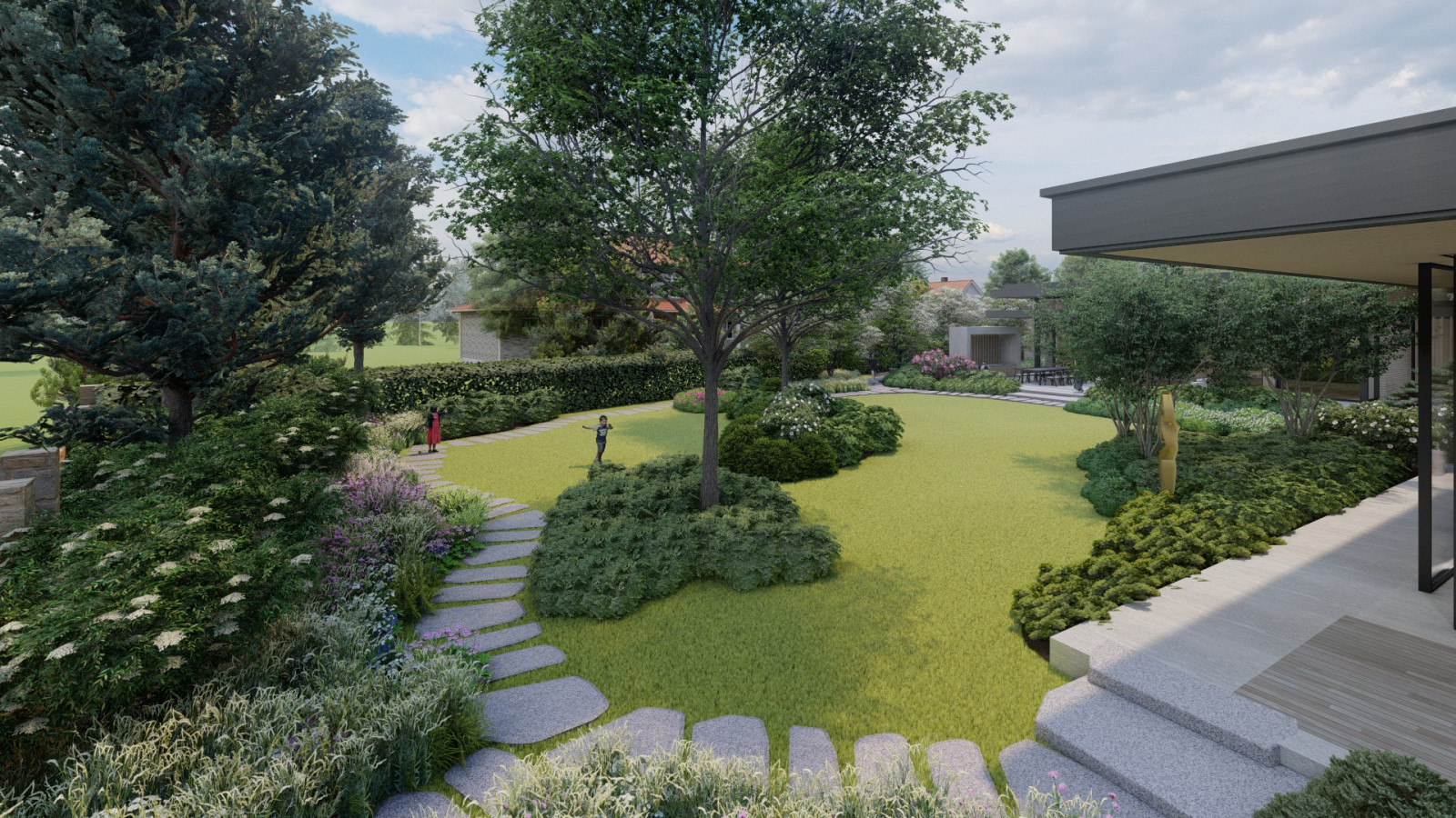 Сад с японским акцентом. Миллениум Парк . 2021 г.