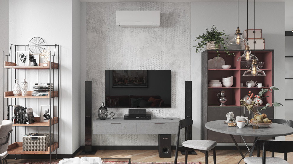 Воображение с этническими мотивами. Проект квартиры 55 м2 в Москве.