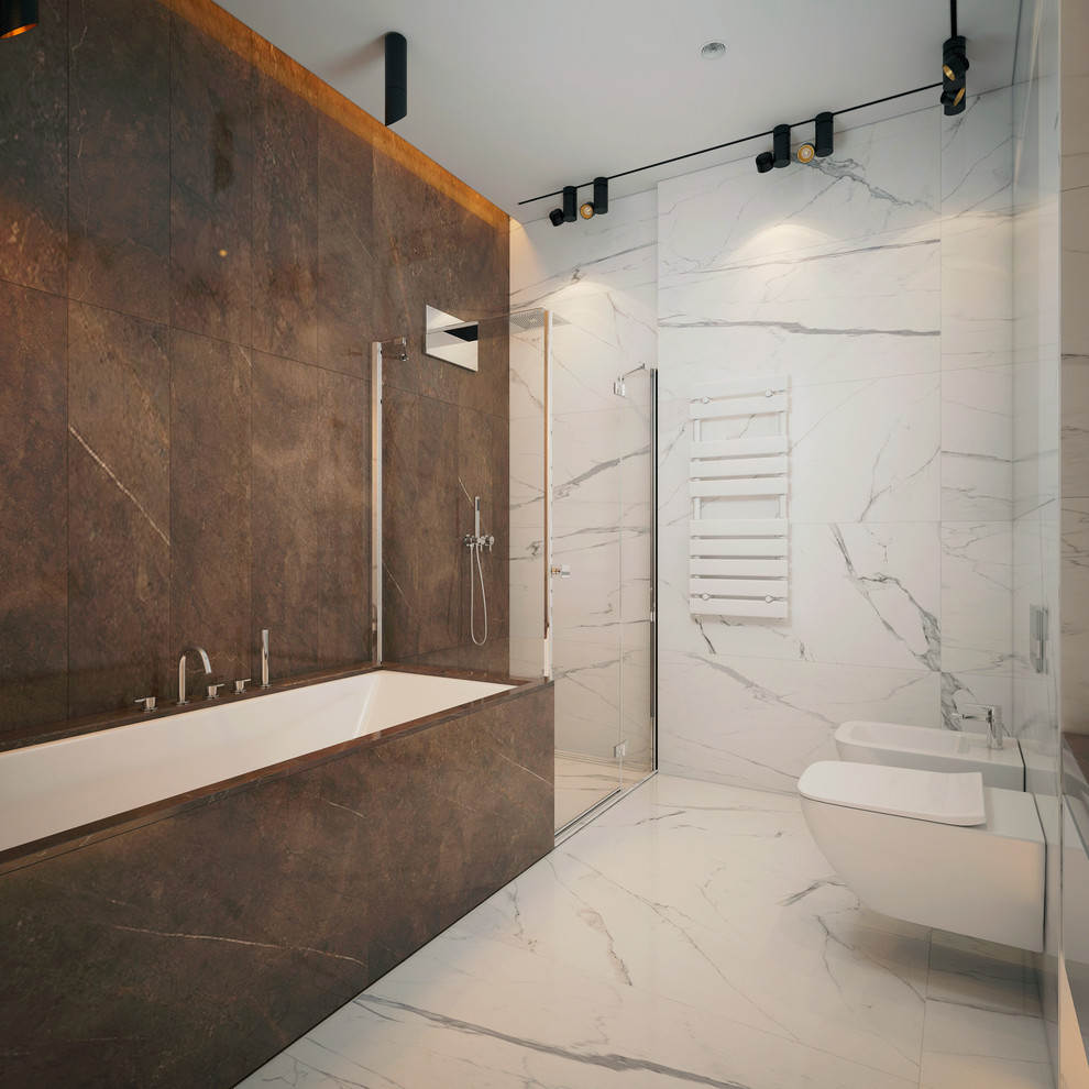 Ред Сайд - 87 кв.м. современный стиль и темные акценты