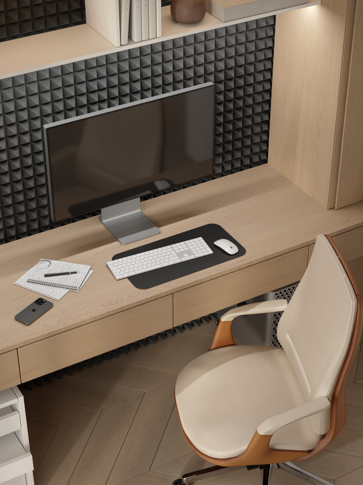 Проект 2-х уровневой квартире в эко-стиле.