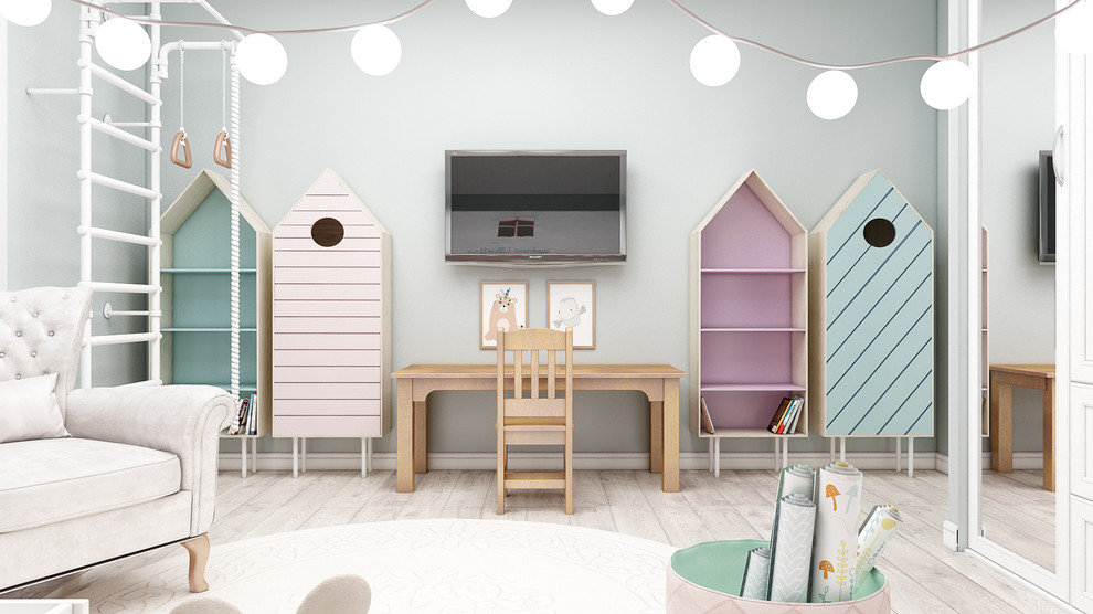 Дизайн детской для девочки