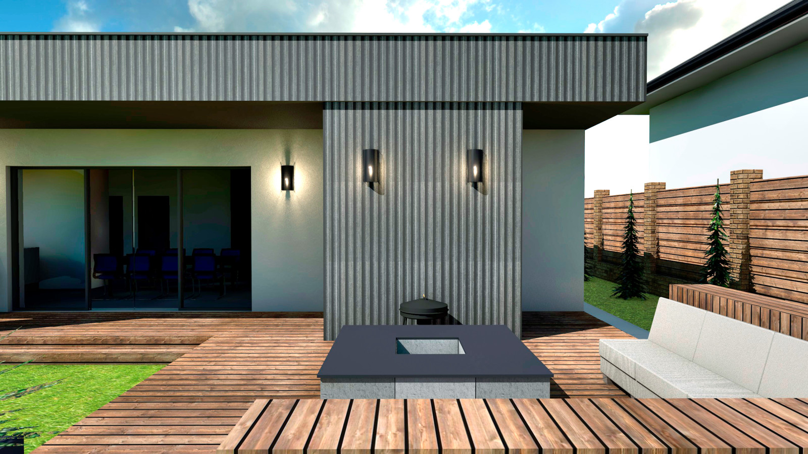 Дизайн-проект экстерьера дома 1