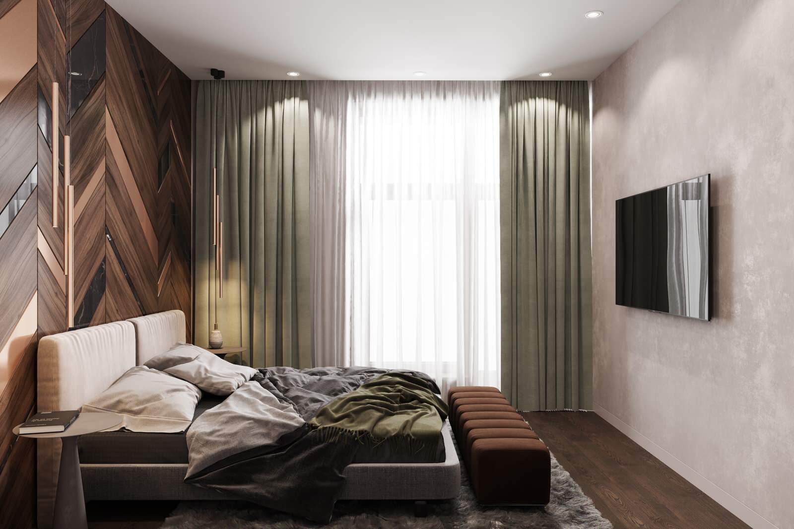 Квартира 110 кв. м. в современном стиле ЖК Red Side.