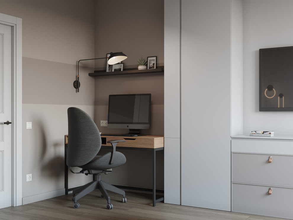 Дизайн-проект 2-комнатной кв., ЖК "Шуваловский", СПб, 60 кв.м.