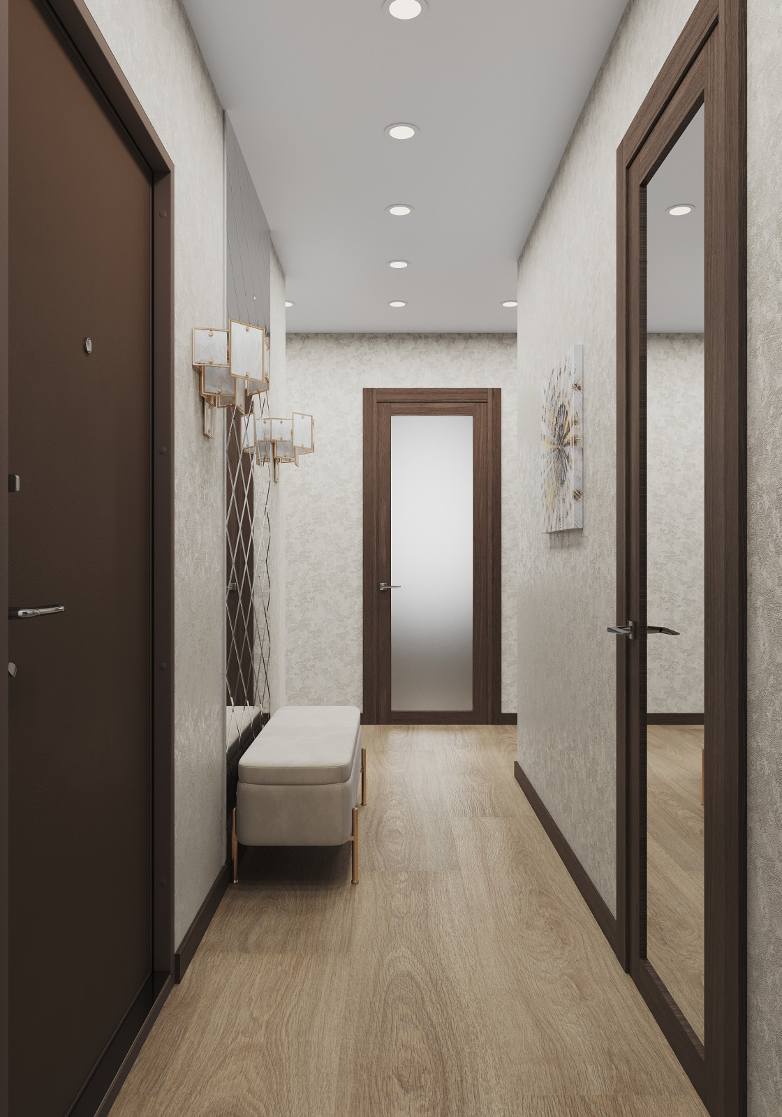 Дизайн квартиры в ЖК "Дома цвета кофе"