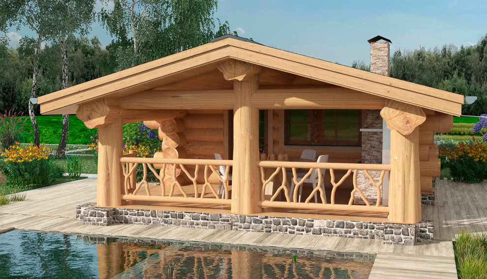 Бревенчатая баня