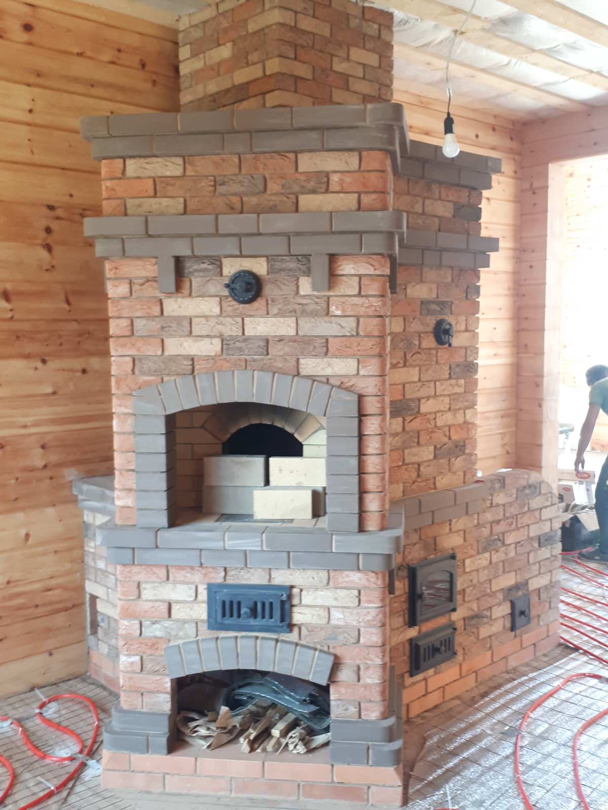 Обложка проекта: Русская печь с тёплым лежаком