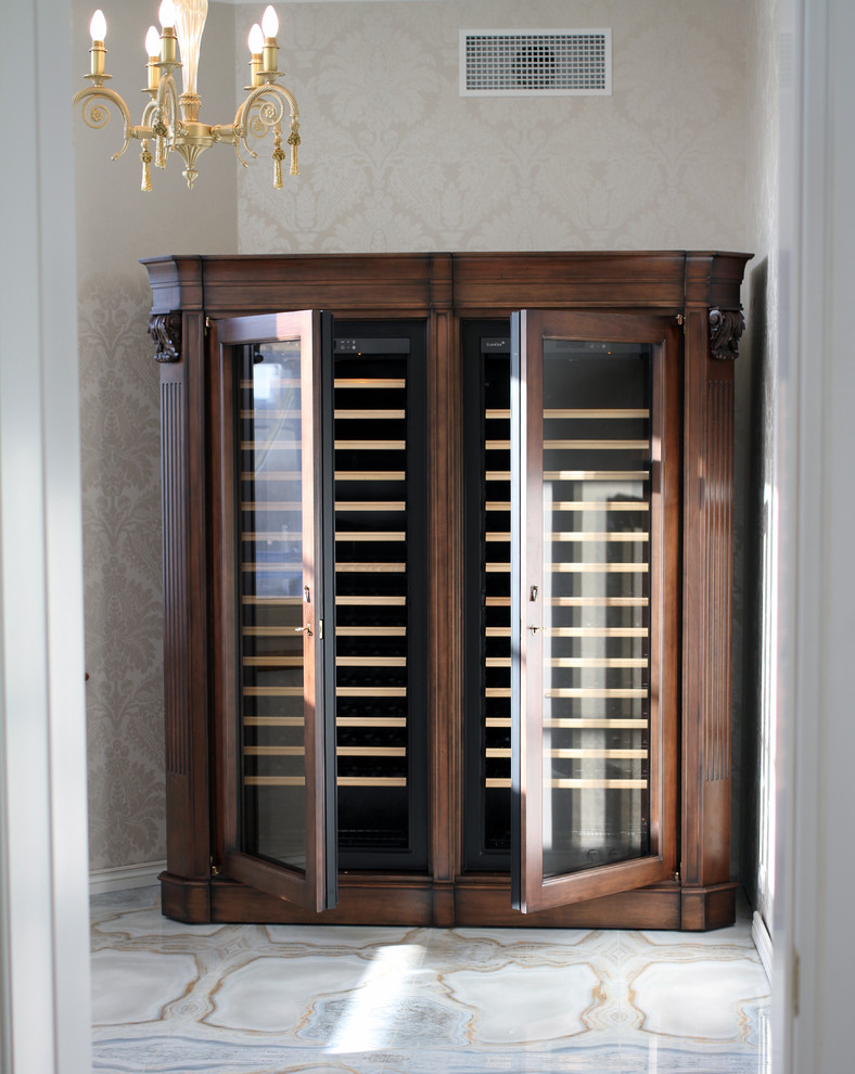 Роскошный винный шкаф на заказ / Custom Made Wine Cabinet.